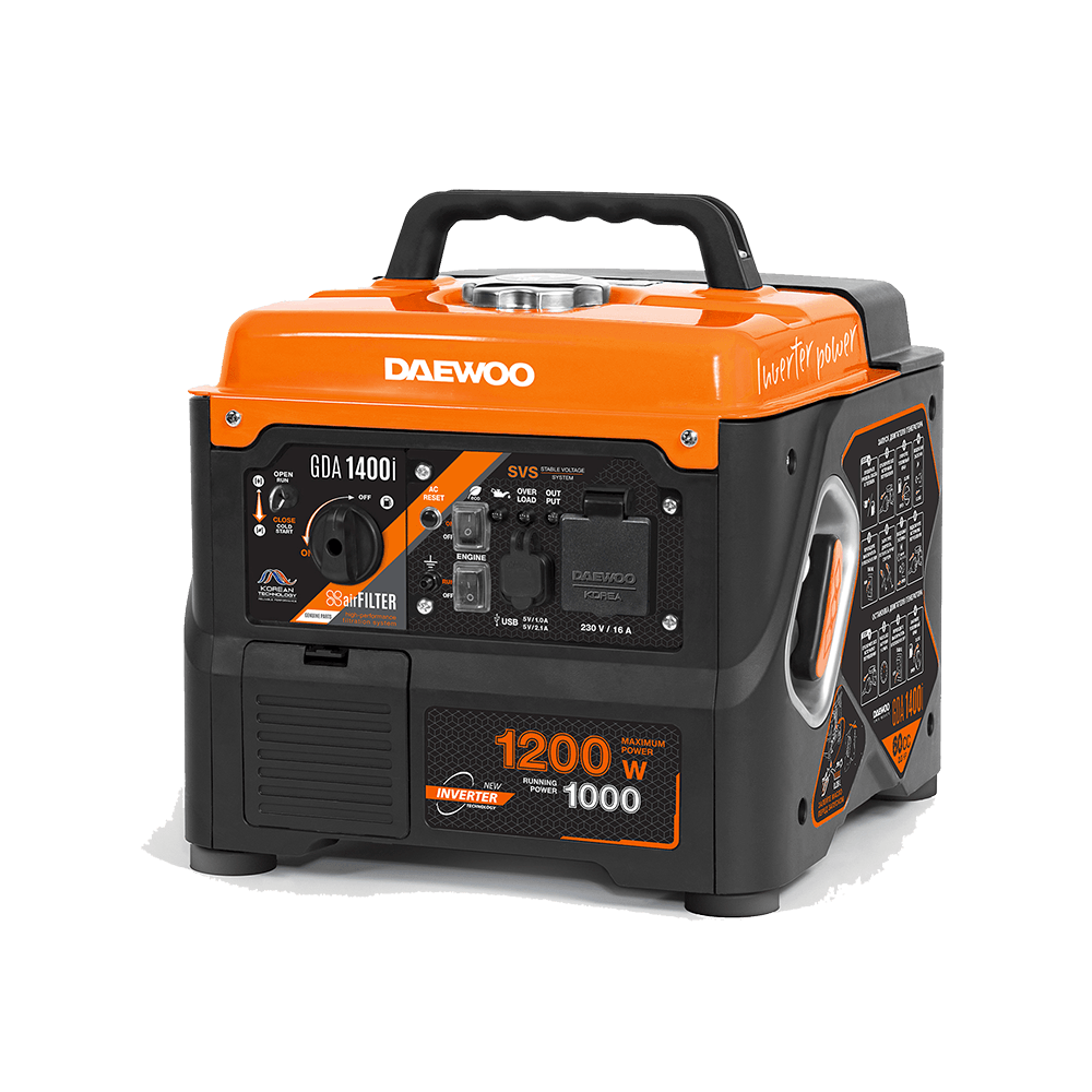 Инверторный бензиновый генератор DAEWOO GDA 1400i
